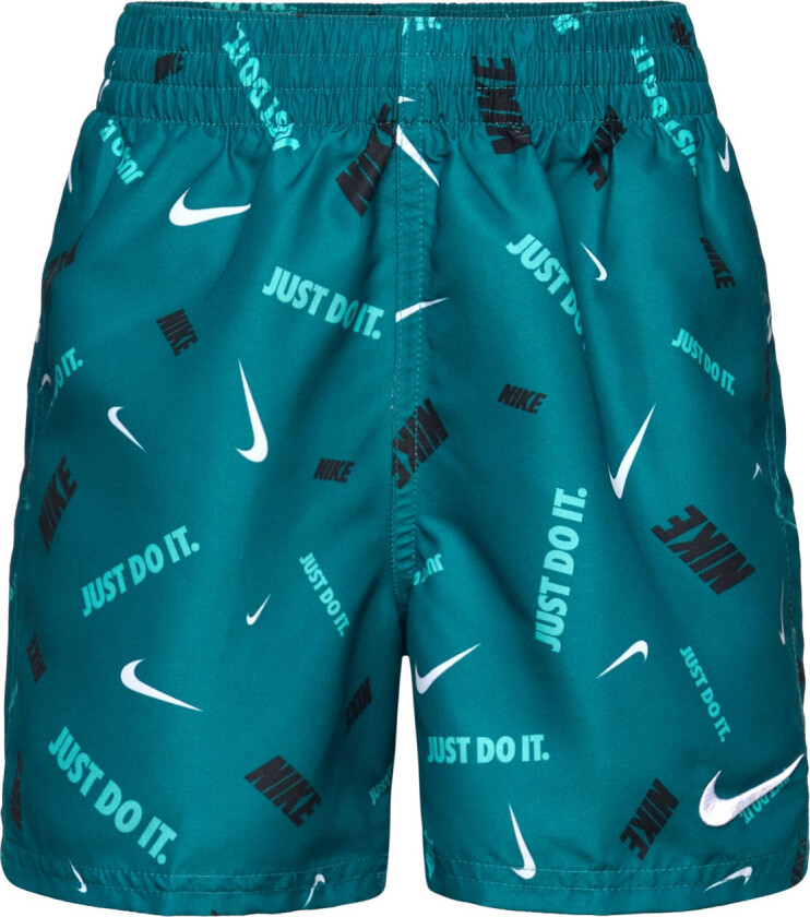 Nike B 4 Volley Short Print Badeshorts Blue NIKE SWIM