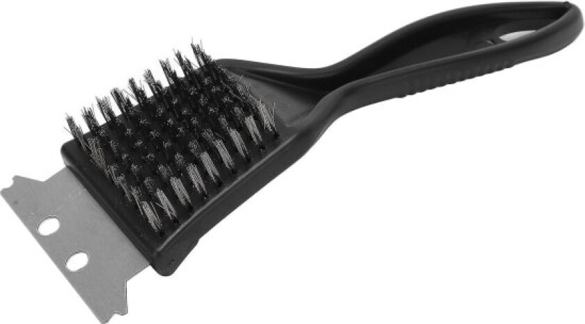 Bærbar grillbørste i rustfritt stål for utendørs bruk