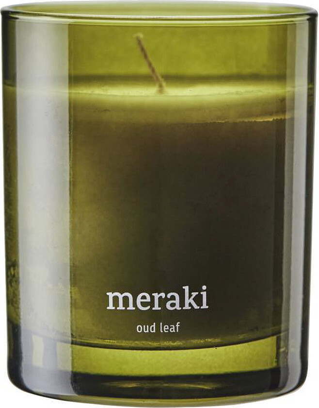 Duftlys, Oud Leaf Duftlys Green Meraki