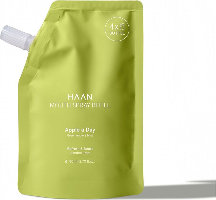 Apple A Day Mouth Wash Refill 80Ml Beauty Women Home Oral Hygiene Mouth Wash Nude Haan