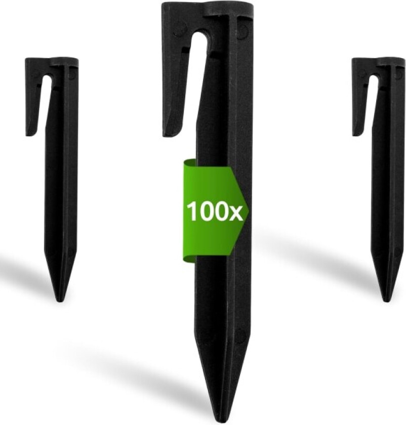 Sett med 100 festepinner for robotgressklipperens periferikabler, Fixin