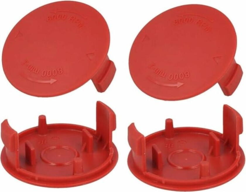 Set med 4 spolerdeksler for Bosch AFS 23-37 buskrydder