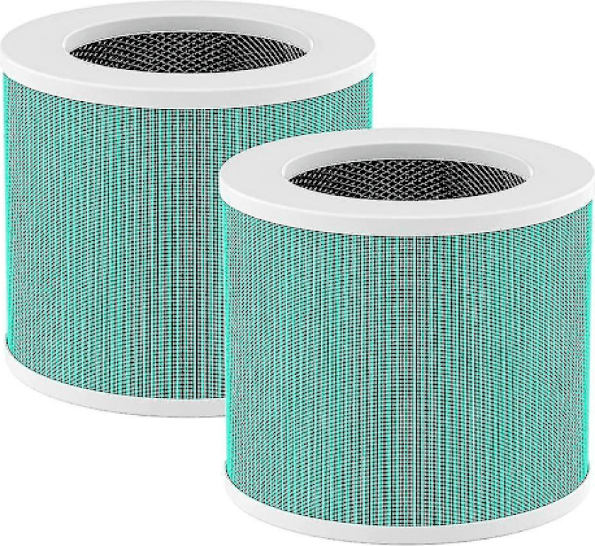 2 stk Hy1800 erstatningsfilter for ///ioiow luftrenser, H13 Ture Hepa Hy1800 filter