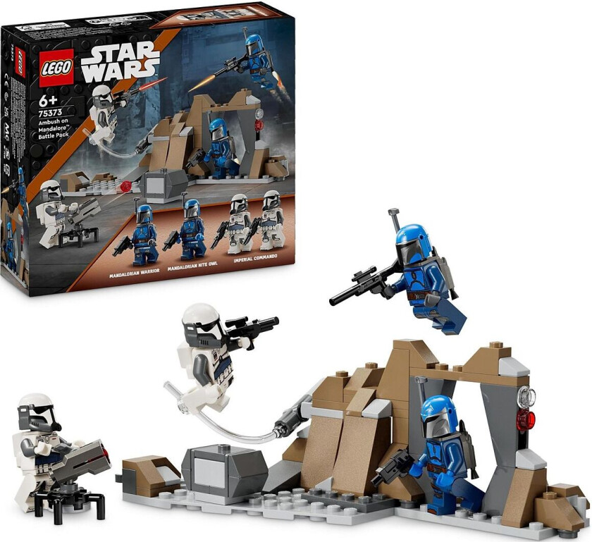 Battle Pack Med Bagholdet På Mandalore™ 75373 Toys Lego Toys Lego star Wars Multi/patterned LEGO
