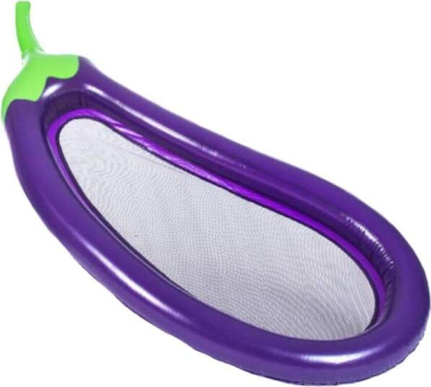 Oppblåsbar bassengflyter Aubergine solseng Flåte Luft Vann Madrass Fl