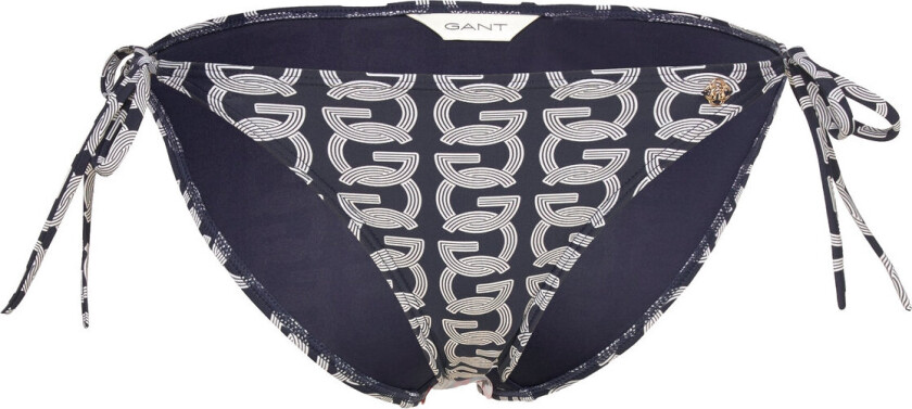 G Pattern Tie Side Bikini Bottom Swimwear Bikinis Bikini Bottoms Side-tie Bikinis Blue GANT