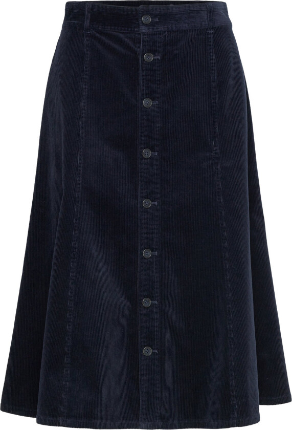 Button-Front Corduroy A-Line Skirt Skirts Knee-length & Midi Skirts Navy Polo Ralph Lauren