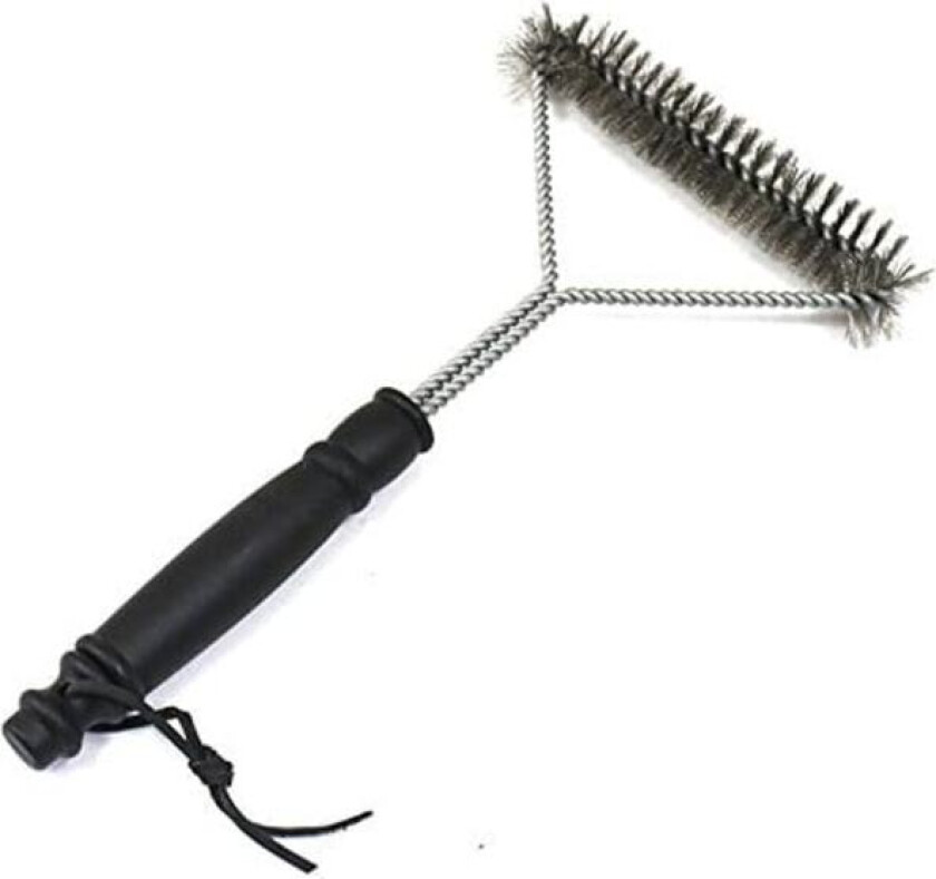 Kraftig BBQ Grillbørste - 30 cm børste, rustfritt stål