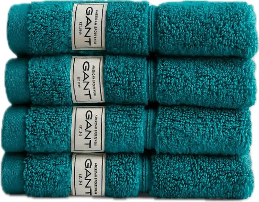 Bilde av Premium Towel 30X30 4-Pack - Green - 30X30