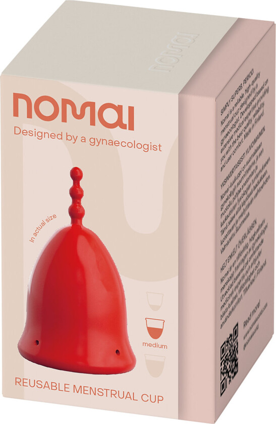 Menstrual Cup, Medium Beauty Women Sex And Intimacy Hygiene Products Red