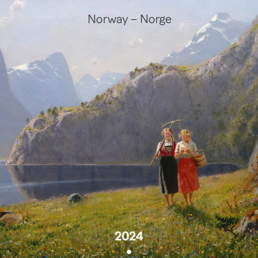 Kalender 2024 Norske Kunstnere 30x30cm