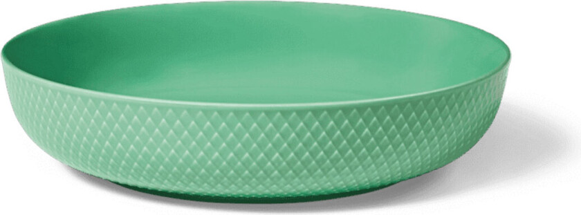Rhombe Color Serveringsskål Ø28 Cm Grøn Home Tableware Bowls & Serving Dishes Serving Bowls Green Lyngby Porcelæn