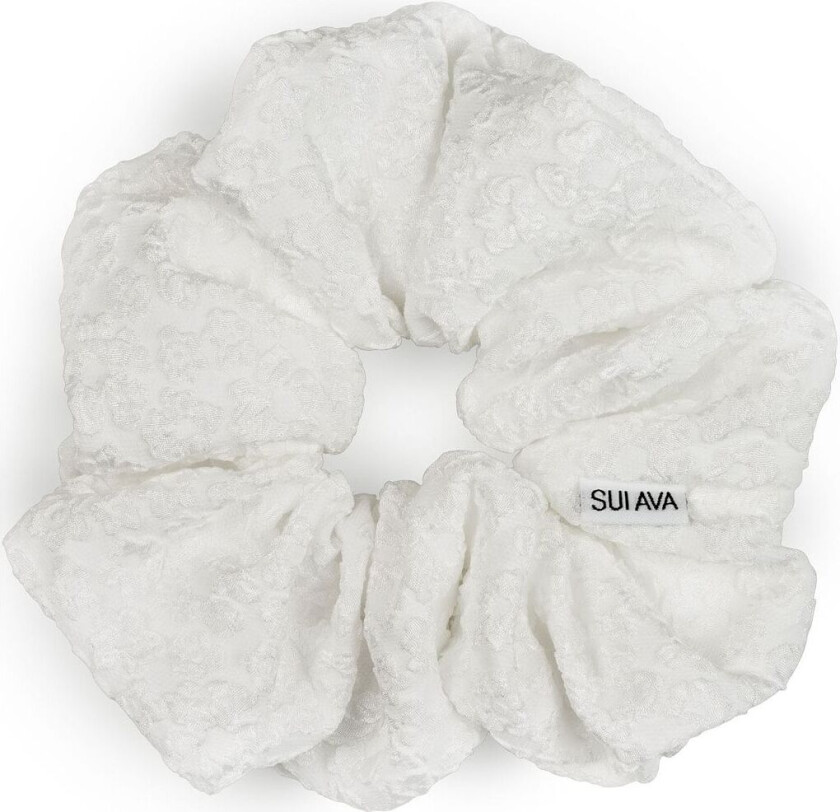 Blossom Scrunchie Accessories Hair Accessories Scrunchies White SUI AVA