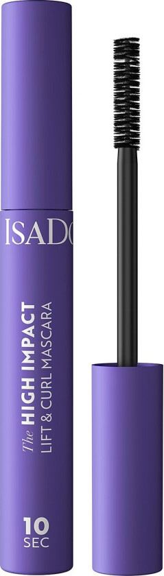 10 Sec High Imp Lift & Curl Mascara 02 Intense Black 9 Ml Mascara Sminke Black IsaDora