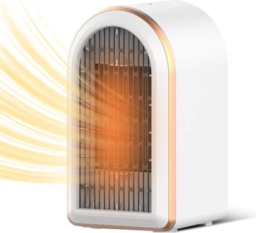 Intelligent Elektrisk Romvarmer Peis, 1200W Bærbar Lav Støy
