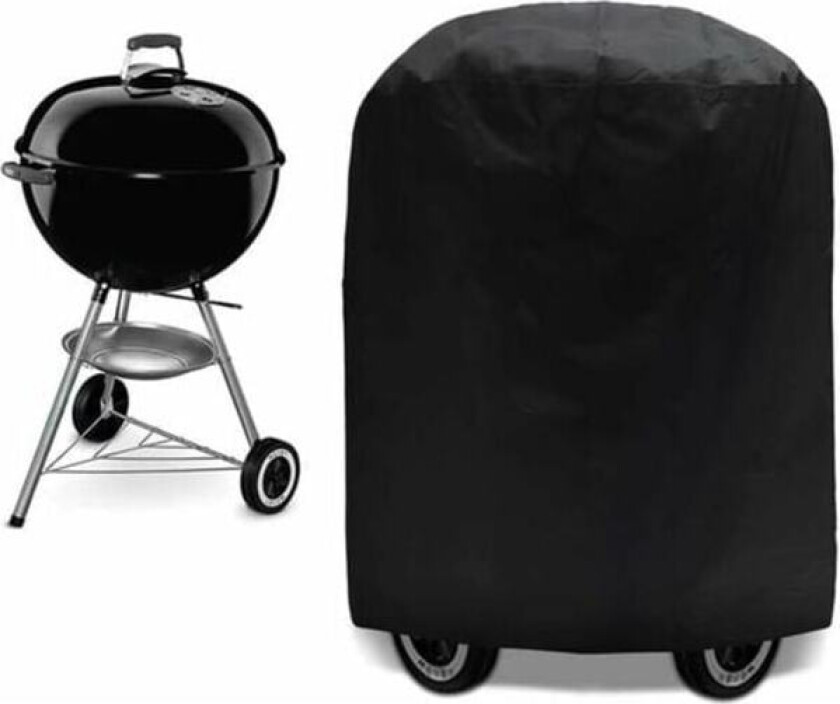 BBQ-trekk BBQ-presenning Grilltrekk Anti-UV/Anti-vann/Anti-fuktighet Vanntett Utendørs Grill Grill Svart for Weber, Holland,-70 x 70cm