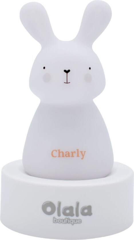 Night Light Solo - Bunny - White - ONE SIZE