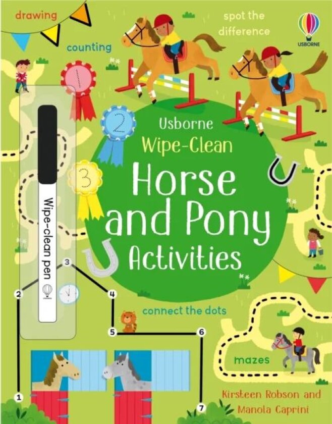 Wipe-Clean Horse and Pony Activities av Kirsteen Robson