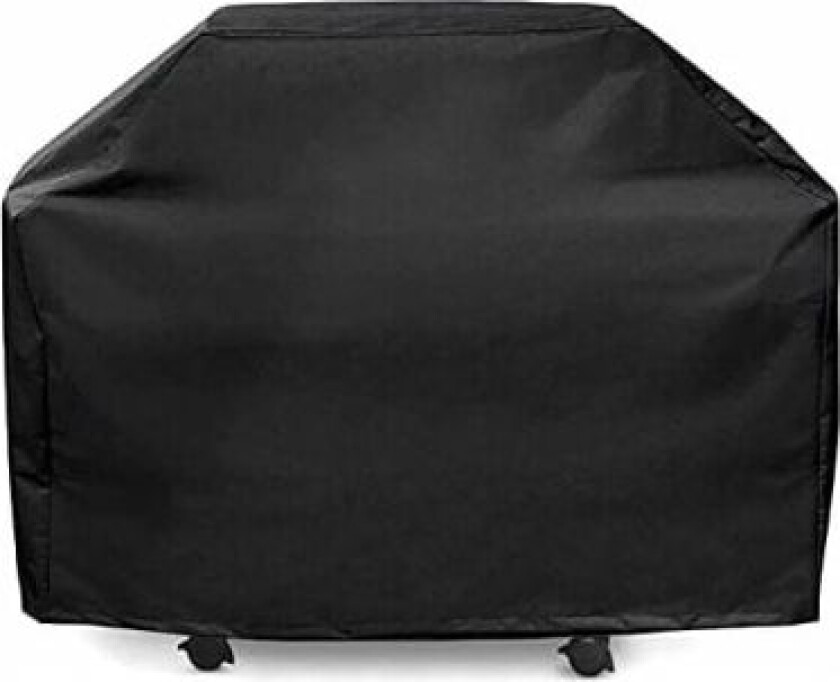 Gassgrilltrekk, 210D vanntett Plancha beskyttelsestrekk, XL grillbeskyttelse Justerbar stropp, Passer til de fleste griller (145 X 61 X 117cm)