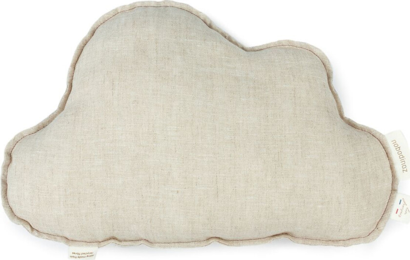 Cloud Cushion In Washed French Linen L1N0 - Beige - ONE SIZE