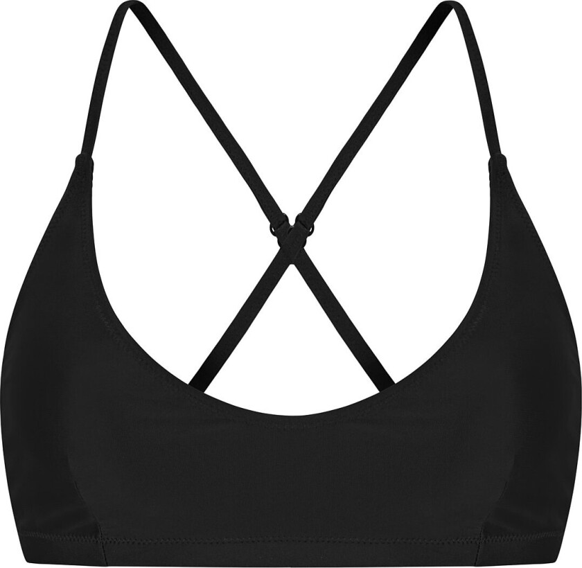 Simi Bikini Top Swimwear Bikinis Bikini Tops Bandeau Bikinitops Black Röhnisch