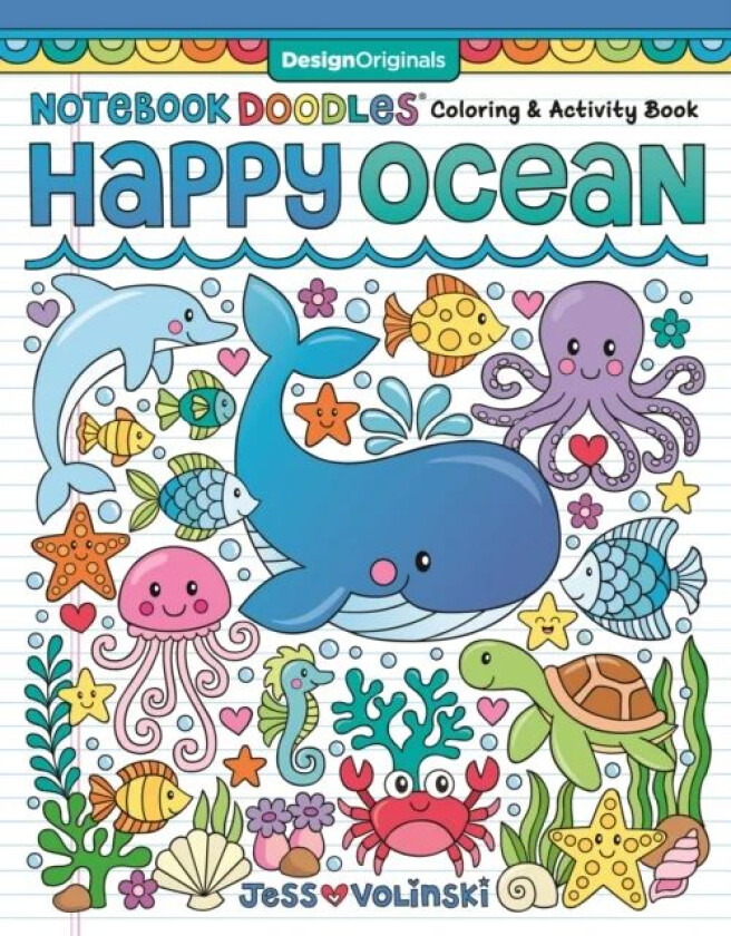 Notebook Doodles Happy Ocean av Jess Volinski