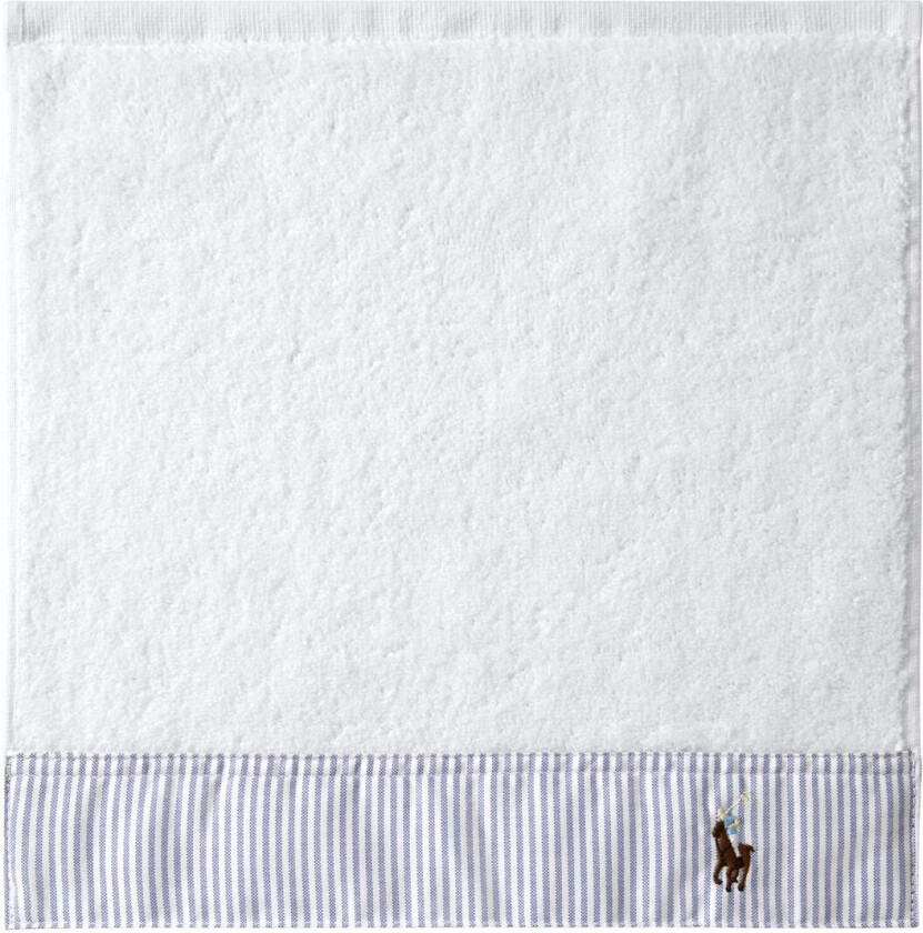 Bilde av Oxford Wash Towel - Blue - 30X30CM