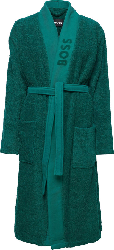 Plain Bath Robe Morgenkåpe Green Boss Home