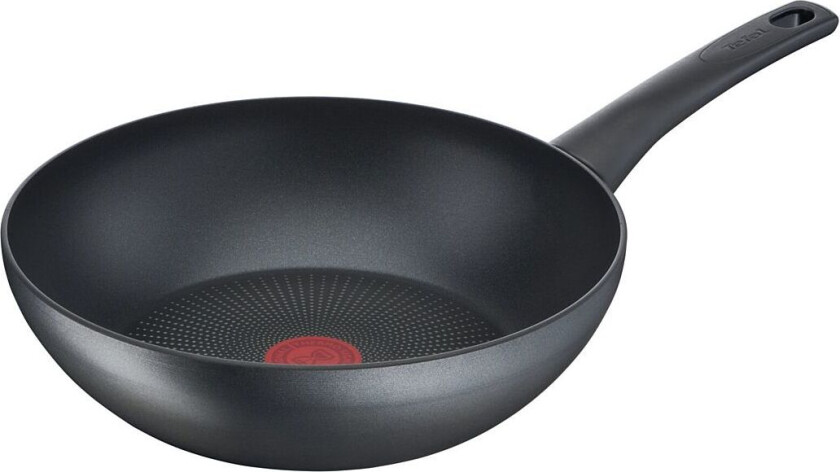 Easy Chef Wok Pan 28 Cm Home Kitchen Pots & Pans Woks Black Tefal