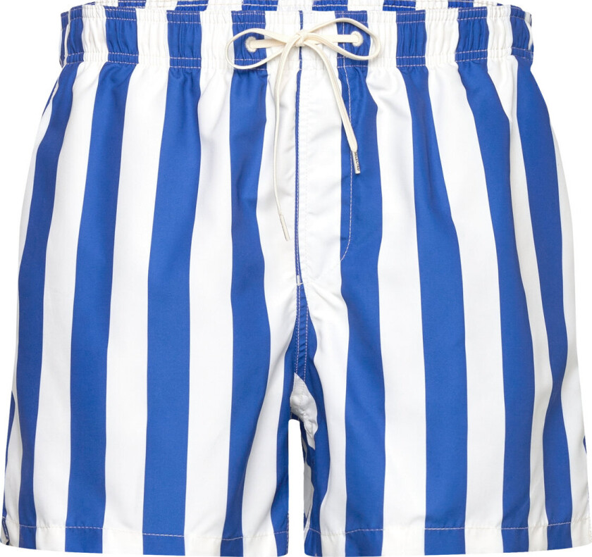 Slhdane-Aop Swimshorts Badeshorts Blue Selected Homme