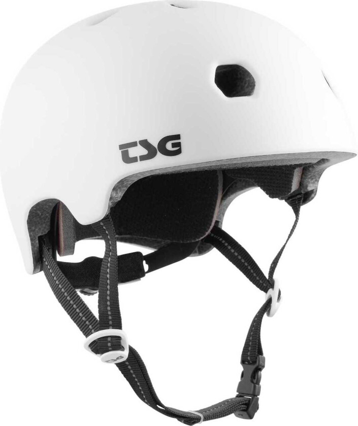 Meta BMX helmet 22, sykkel- og skatehjelm, barn/junior Satin White