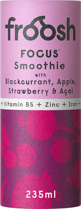 Smoothie Solbær&Jordbær&Acai 235ml