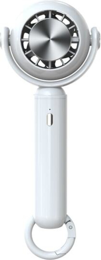 Bladeløs USB-vifte, stasjonær, stille, bærbar, mini, liten, håndholdt vifte, hvit