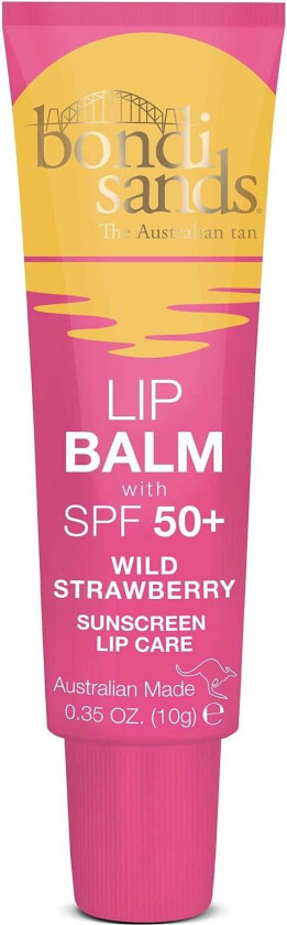 Spf 50+ Lip Balm Strawberry Solkrem Ansikt Nude Bondi Sands