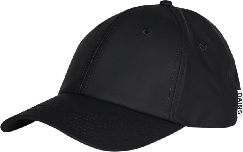 Rains Cap Black One Size, Black