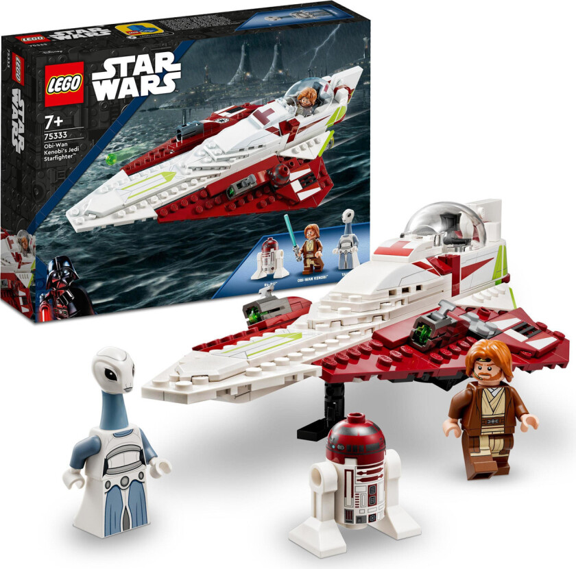 Obi-Wan Kenobis™ Jedi-Stjernejager 75333 Toys Lego Toys Lego star Wars Multi/patterned LEGO