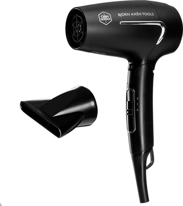 Björn Axén Tools Flow Travel Hair Dryer Foldable Hårføner Black OBH Nordica