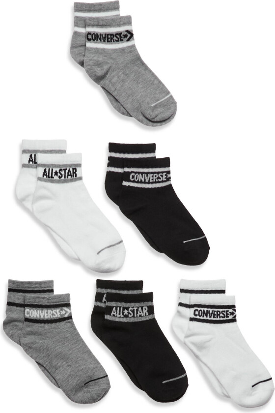 6W-6Pk Crew Sock Sokker Strømper Grey Converse