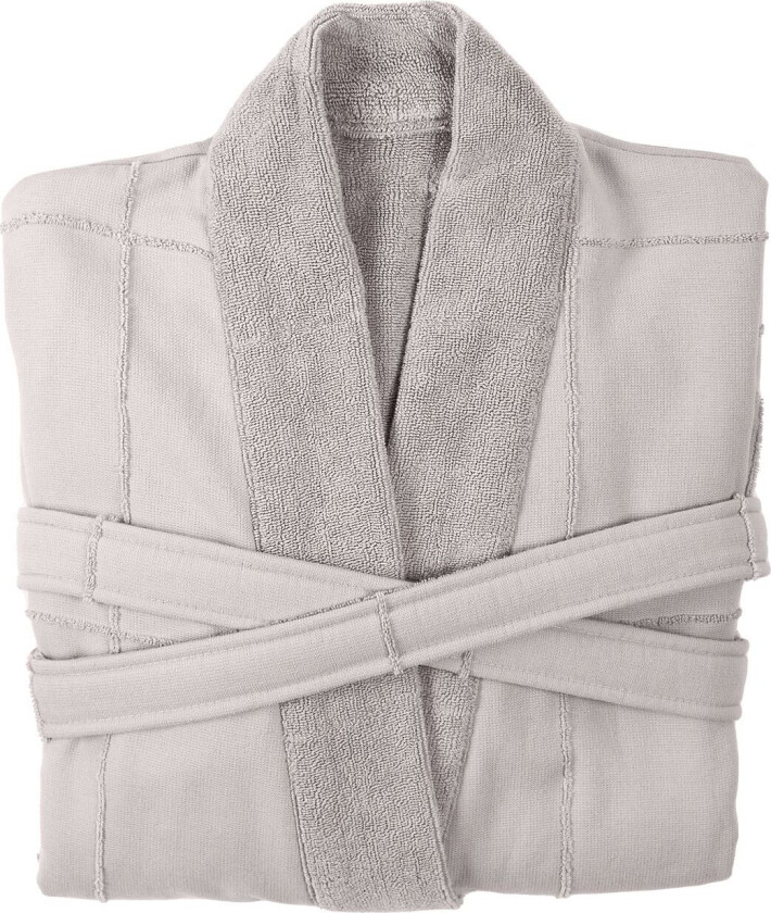 Calm Bathrobe Morgenkåpe Grey The Organic Company