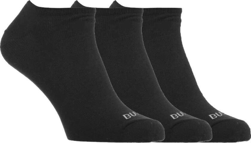Bula 3pk No Show Socks BLACK 43/45, BLACK
