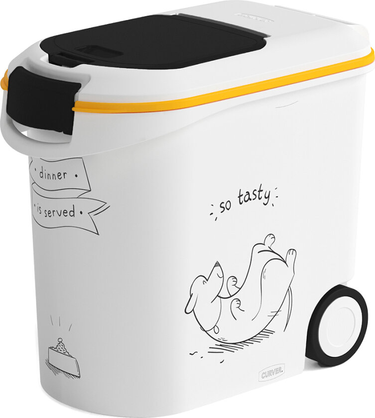 tørrfôrbeholder hundesilhuett - opptil 12 kg tørrfôr