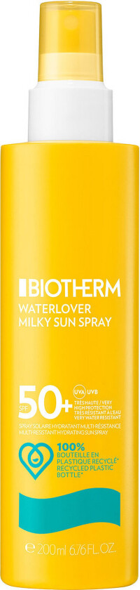 Waterlover Sun Milky Spray Spf50 Solkrem Kropp Nude