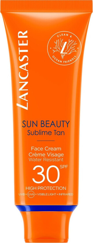 Sun Care Face Face Cream Spf30 50 Ml Solkrem Ansikt Nude Lancaster