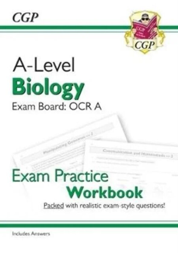A-Level Biology: OCR A Year 1 & 2 Exam Practice Workbook - includes Answers av CGP Books