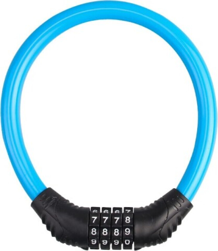 Sykkellås, Tykk Kabel Sykkellås, Høy Sikkerhet 4-Siffer Koder Sykkelkjedelåser, Kombinasjonskjedelås