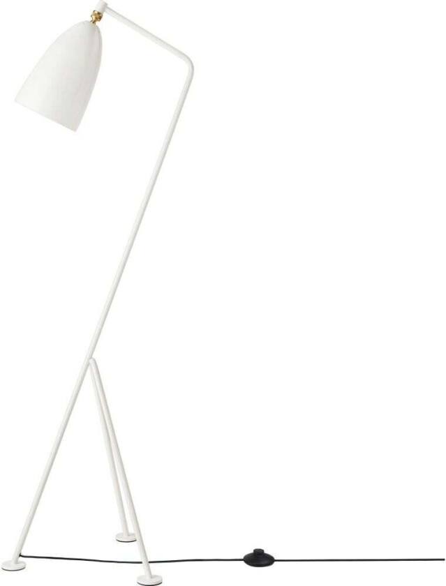 Gresshoppe gulvlampe blank Alabaster white