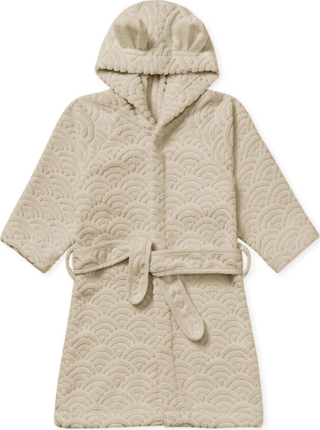 Bathrobe W/ Ears, 3-4 Years Morgenkåpe Badekåpe Beige Cam Cam Copenhagen