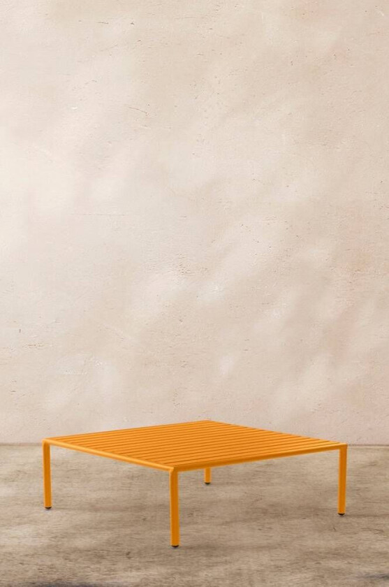 sofabord 80x80 cm Oransje