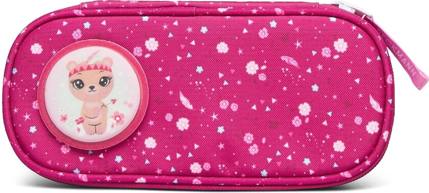 Oval Pencil Case - Forest Deer Accessories Bags Pencil Cases Pink Beckmann Norway