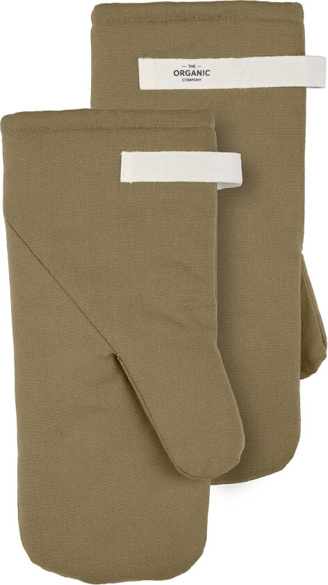 Oven Mitts Large - Khaki green - ONE SIZE